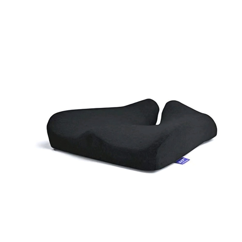Cushion Lab Pressure Relief Seat Cushion Ergonomic Memory Foam Office Chair Blck